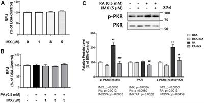 Saturated Fatty Acid-Induced Endoplasmic Reticulum Stress and Insulin Resistance Are Prevented by Imoxin in C2C12 Myotubes